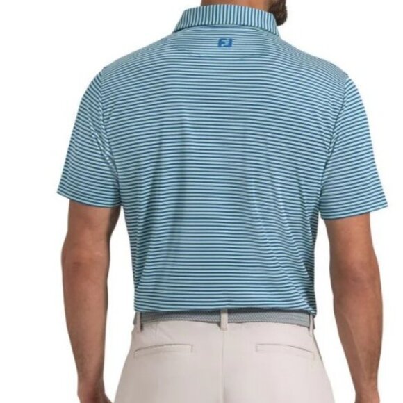 NWT FootJoy Golf Polo Moisture Wicking Sz Lg in Seafoam MSRP $85 - Picture 2 of 7